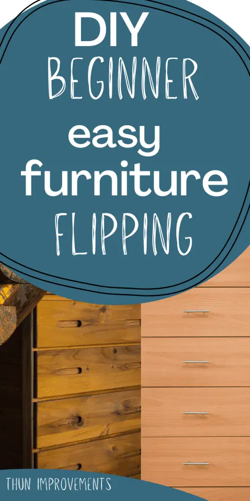 diy beginner furniture flipping easy